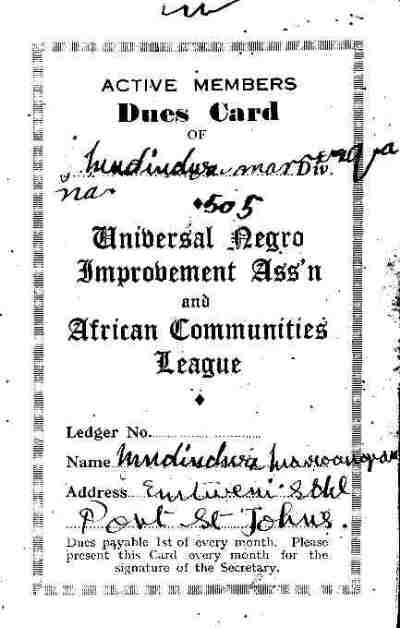 Marcus Garvey Image